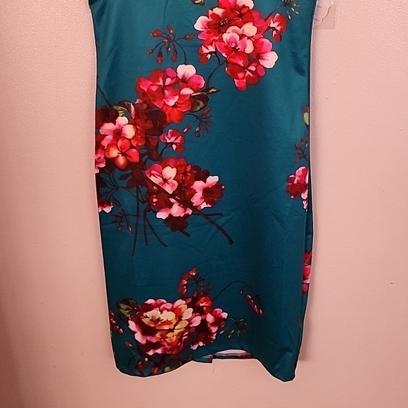 scy Y2K style floral mini dress NWT size small - Picture 3 of 16